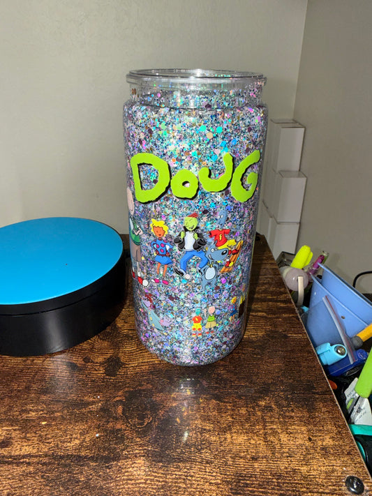 20 oz Snow Globe Tumber